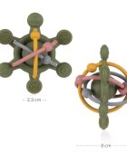 Zopa Silicone Rattle chrastítko s kousátkem 1 ks