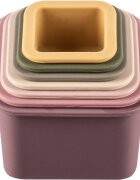 Zopa Silicone Stacking Cups stohovací kelímky Multicolor 6 m+ 7 ks
