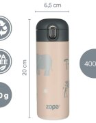 Zopa Thermo Bottle termoska s brčkem Cookie Beige 1 ks
