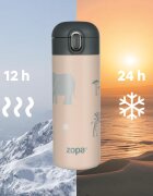 Zopa Thermo Bottle with Drinking Spout termoska s brčkem Dino 1 ks