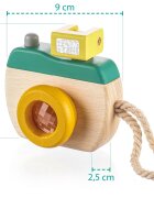 Zopa Wooden Camera fotoaparát ze dřeva Green 1 ks