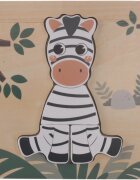 Zopa Wooden Puzzle Small puzzle ze dřeva Zebra 1 ks