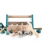 Zopa Wooden Tool Box sada nářadí Blue 14 ks