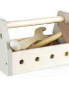 Zopa Wooden Tool Box sada nářadí Brown 14 ks