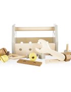 Zopa Wooden Tool Box sada nářadí Brown 14 ks