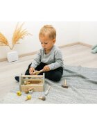 Zopa Wooden Tool Box sada nářadí Brown 14 ks