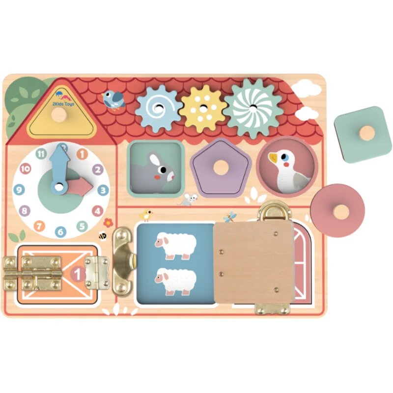 2Kids Toys Activity Board Farma aktivity hračka 12m+ 1 ks