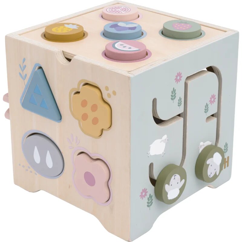 2Kids Toys Motor Activity Cube aktivity hračka 12m+ 37 ks