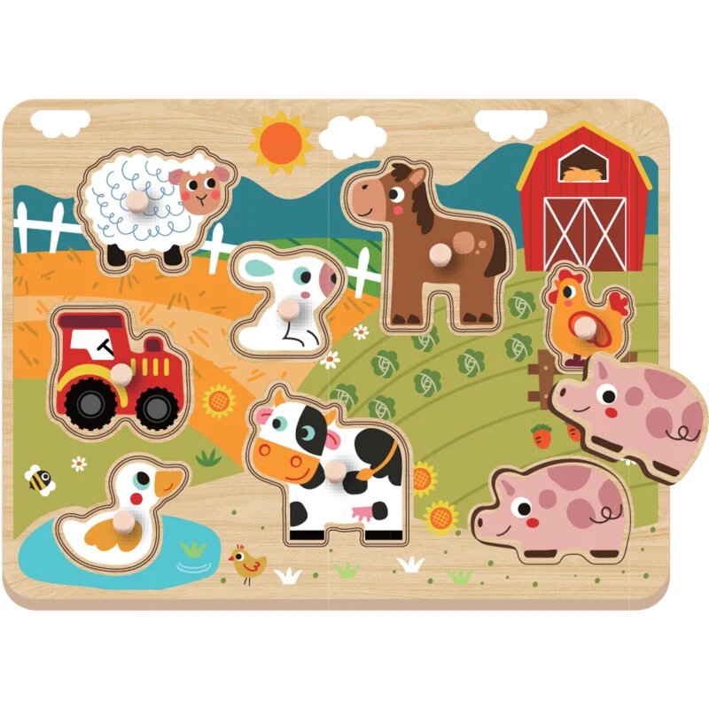 2Kids Toys Puzzle puzzle Farm 18m+ 9 ks