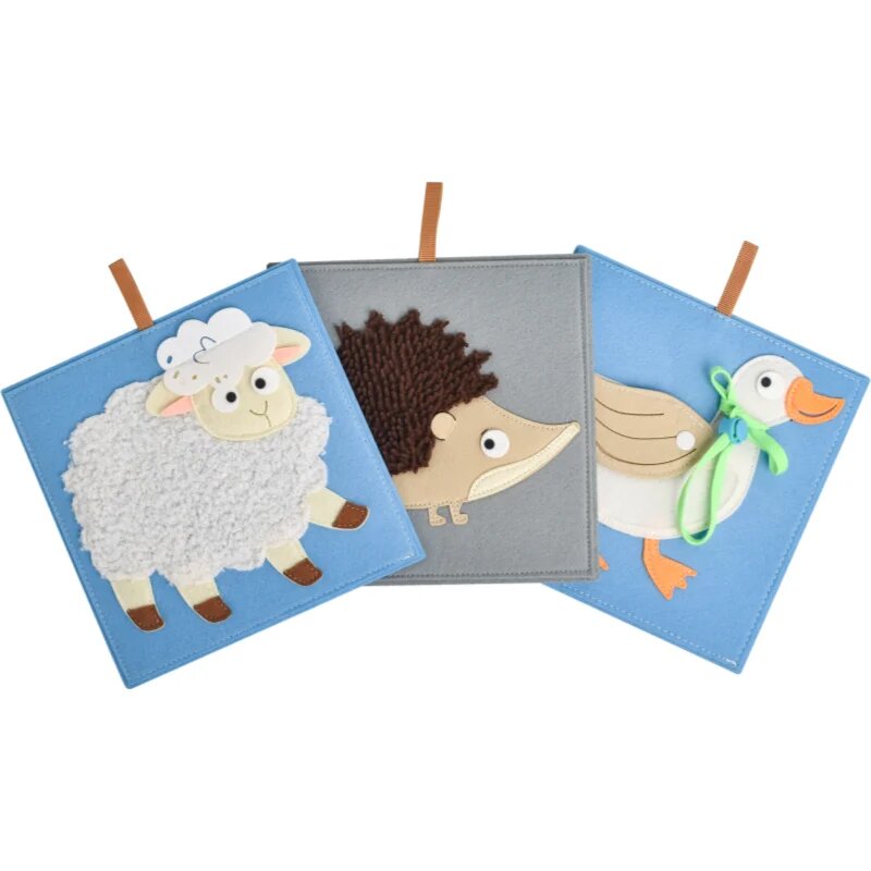 2Kids Toys Sensory Pictures Animals obrázková knížka 6 ks
