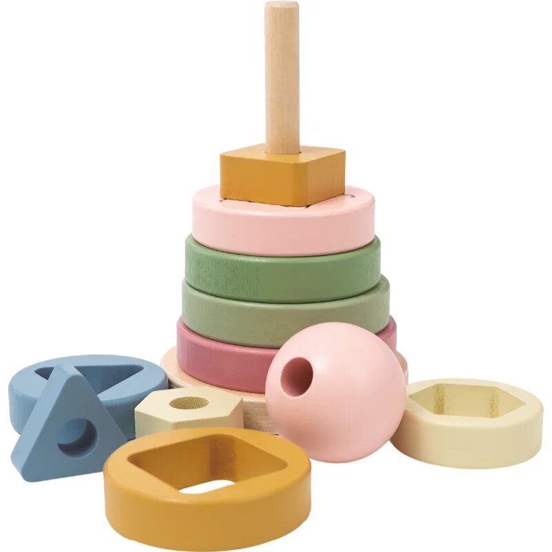 2Kids Toys Stacking Tower Toy nasazovací kroužky 12m+ 1 ks