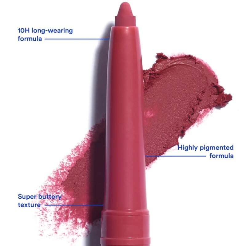3INA The Automatic Lip Pencil konturovací tužka na rty odstín 254 - Red pink 0.35 g