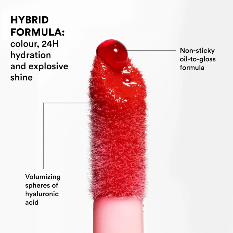 3INA The Color Lip Oil hydratační olej na rty odstín 100 - Crystal clear 4 ml
