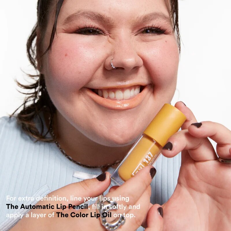 3INA The Color Lip Oil hydratační olej na rty odstín 137 - Bright honey yellow sheer 4 ml