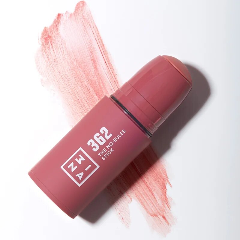 3INA The No-Rules Stick multifunkční tužka na oči rty a tváře odstín 362 - Pink 5 g