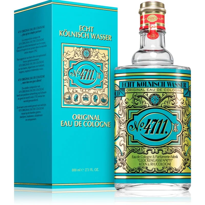 4711 Original kolínská voda bez rozprašovače unisex 800 ml