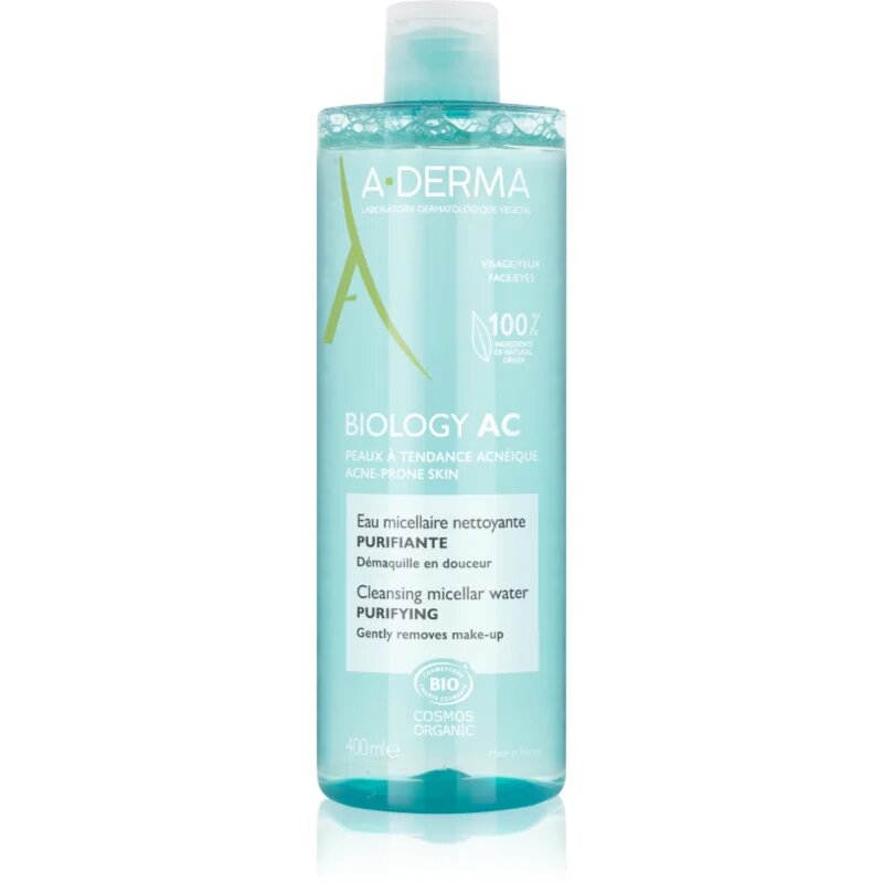 A-Derma Biology AC čisticí micelární voda 400 ml