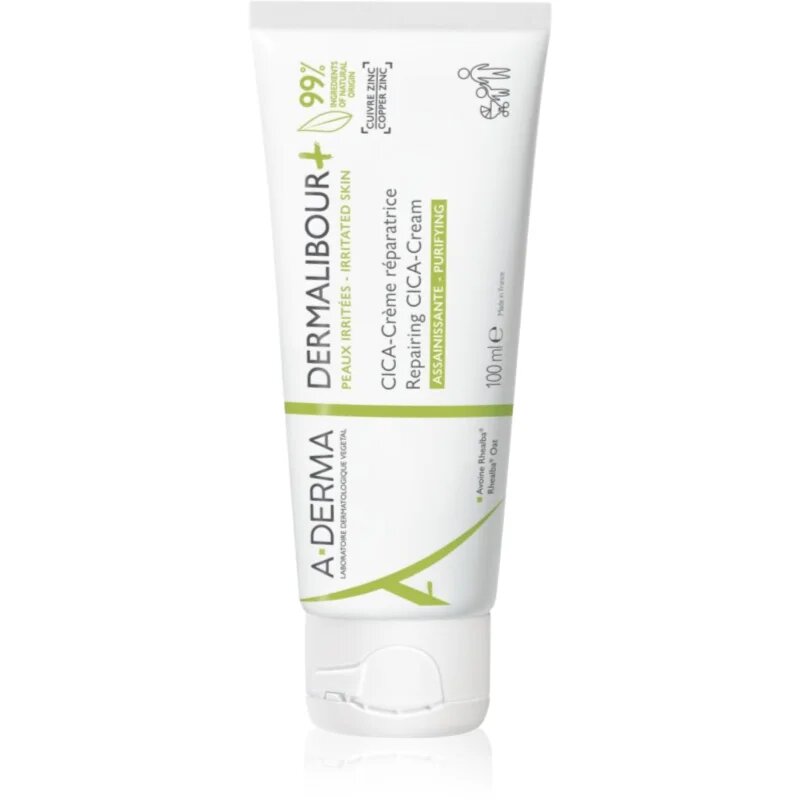 A-Derma Dermalibour+ regenerační krém pro podrážděnou pokožku 100 ml