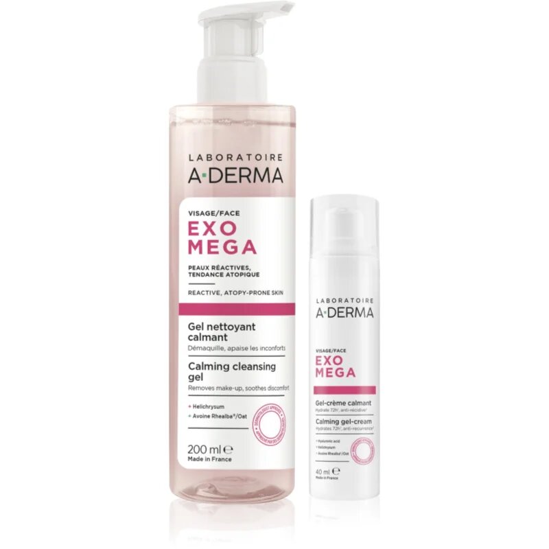 A-Derma Exomega Calming Set sada pro suchou až atopickou pleť