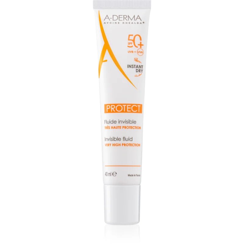 A-Derma Protect Invisible Fluid ochranný fluid SPF 50+ 40 ml