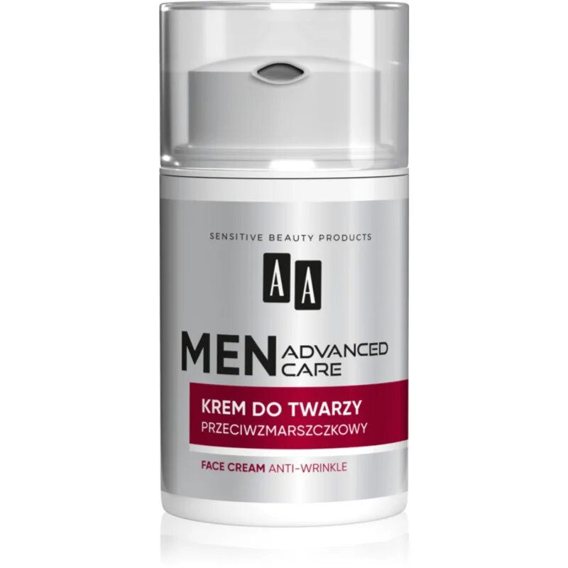 AA Cosmetics Men Advanced Care zpevňující krém pro obnovu pružnosti zralé pleti 40+ pro muže 50 ml