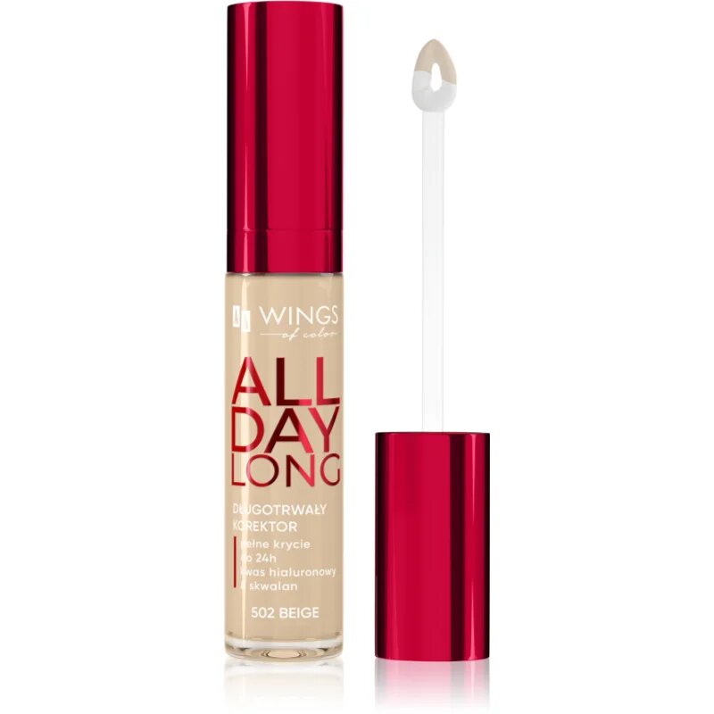 AA Wings of Color All Day Long Long Lasting Concealer tekutý korektor odstín 502 Beige 6.2 g