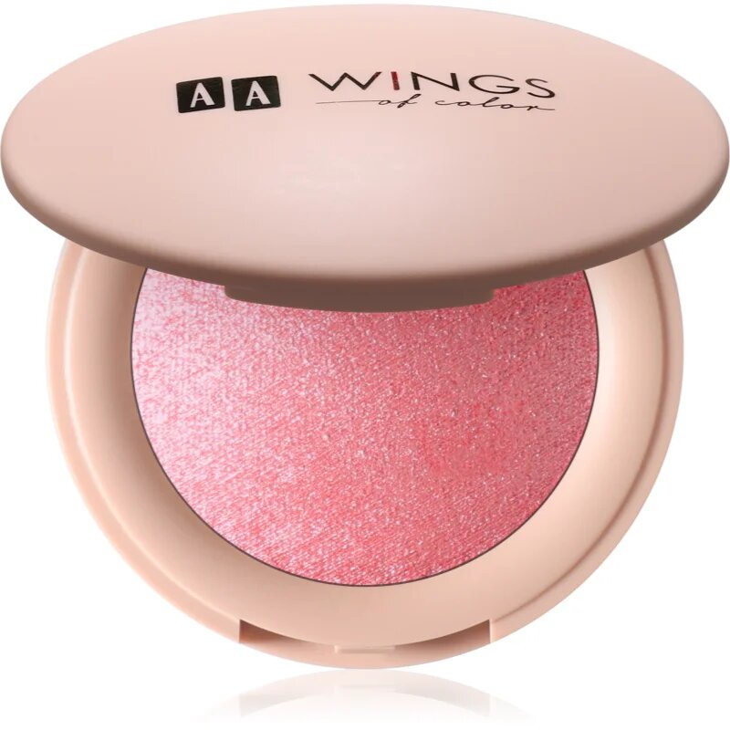 AA Wings of Color Power of Glow Illuminating Blush rozjasňující tvářenka odstín 01 Sunset Rose 4 g