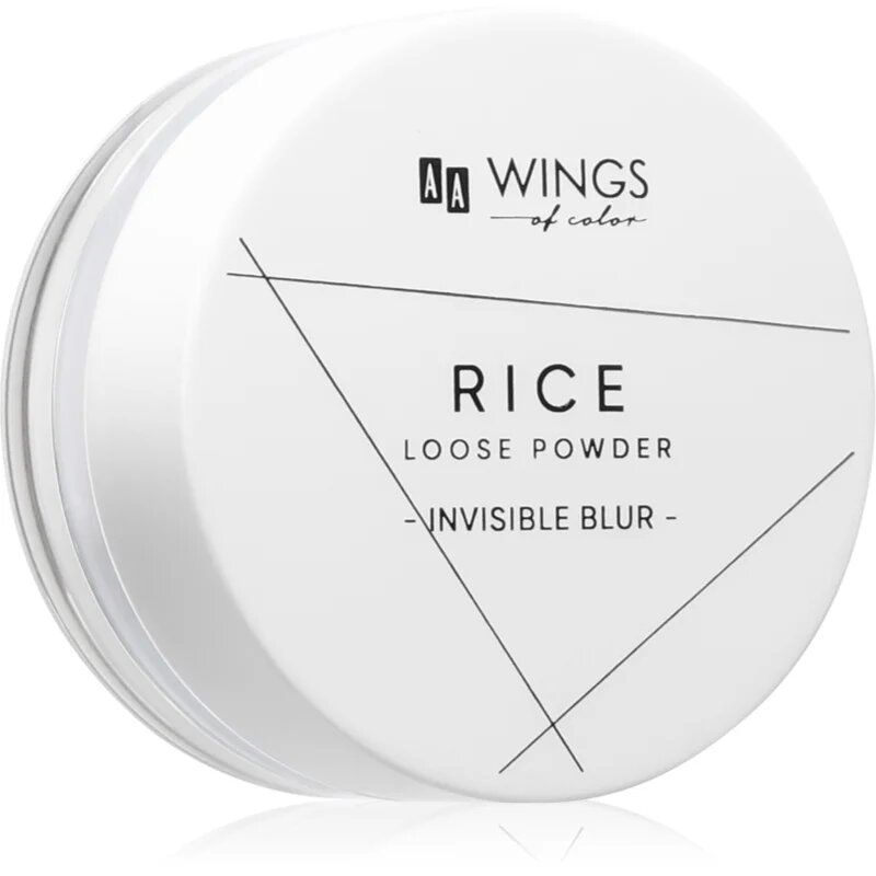 AA Wings of Color Rice transparentní sypký pudr 9 g