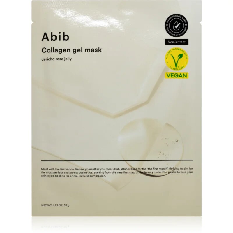 Abib Collagen Gel Mask Jericho Rose Jelly intenzivní hydrogelová maska se zpevňujícím účinkem 35 g