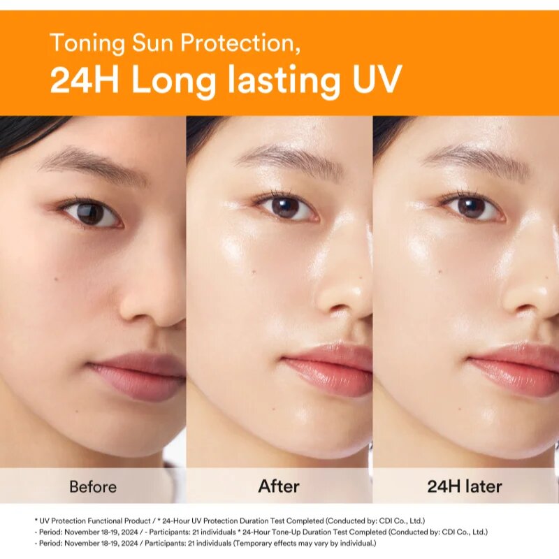 Abib Glutathiosome CC Sunscreen Toning Tube ochranný tónovaný fluid na obličej s rozjasňujícím efektem SPF 50+ 50 ml