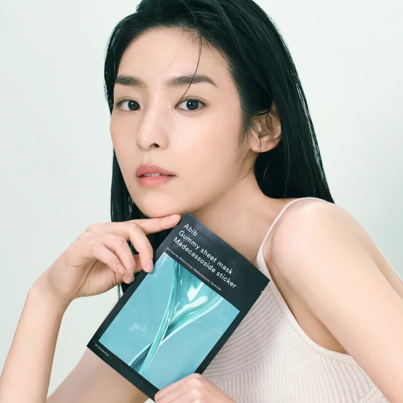 Abib Gummy Sheet Mask Madecassoside Sticker zklidňující plátýnková maska pro posílení kožní bariéry 27 ml