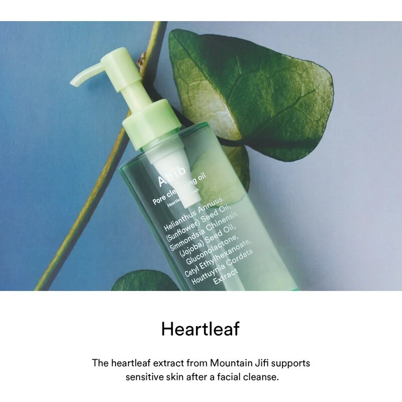 Abib Heartleaf Pore Cleansing Oil-wash jemný čisticí olej se zklidňujícím účinkem 200 ml