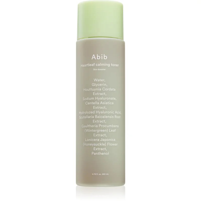 Abib Heartleaf Skin Booster Calming Toner hydratační pleťové tonikum se zklidňujícím účinkem 200 ml