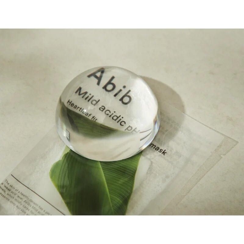 Abib Mild Acidic pH Sheet Mask Heartleaf Fit zklidňující plátýnková maska pro citlivou pleť se sklonem k akné 30 ml