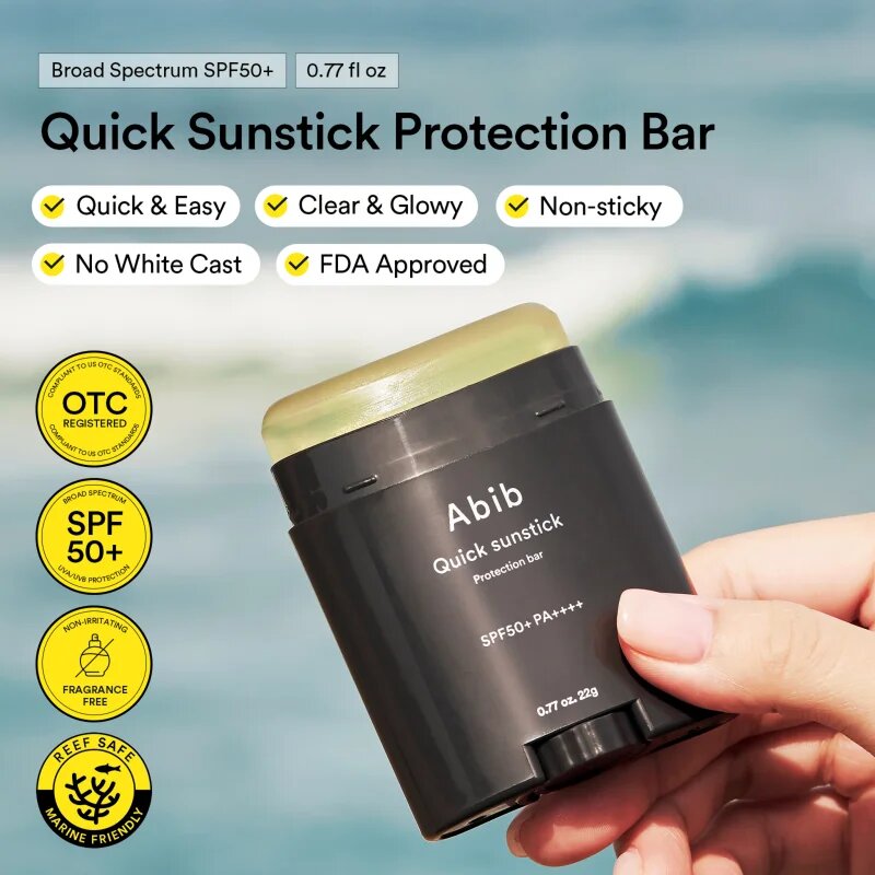 Abib Quick Sunstick Protection Bar opalovací krém v tyčince s hydratačním účinkem SPF 50+ 22 g