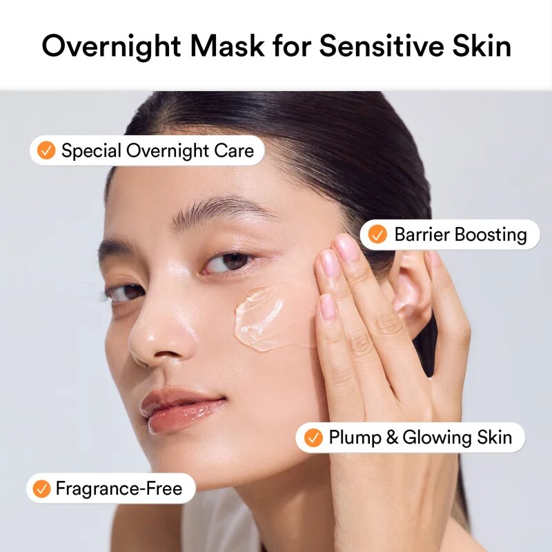 Abib Rice Probiotics Overnight Mask Barrier Jelly noční pleťová maska pro intenzivní hydrataci 80 ml