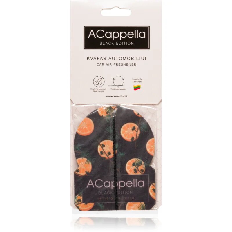 ACappella Black Edition Vetiver osvěžovač vzduchu 1 ks
