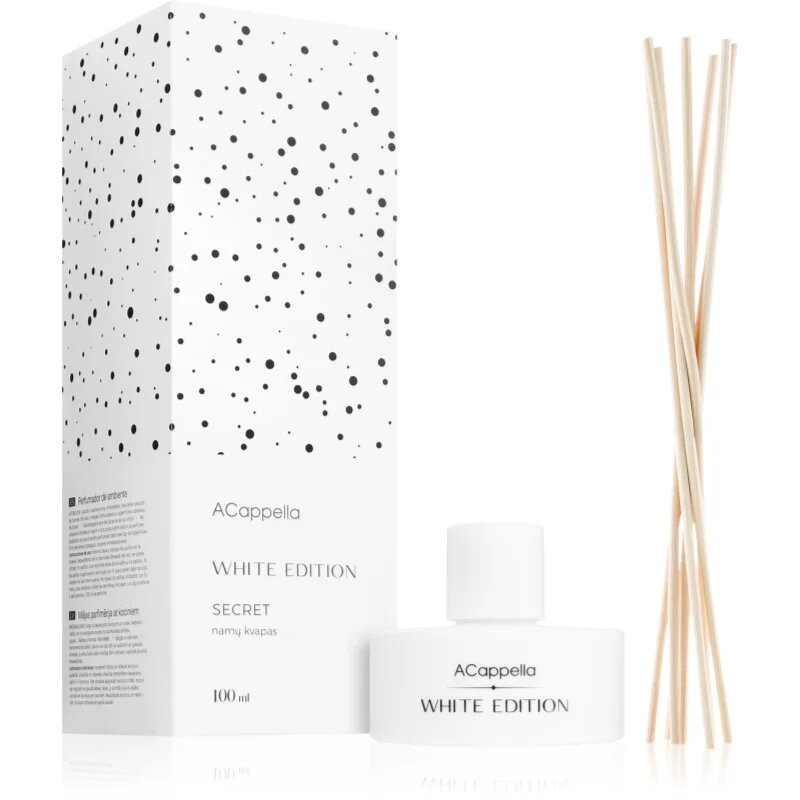 ACappella Secret White Edition aroma difuzér s náplní 100 ml