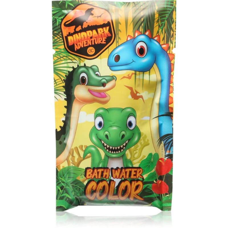 Accentra DINOPARK ADVENTURE přísada do koupele s měnící se barvou pro děti 80 g
