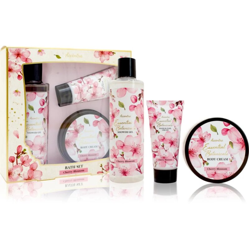 Accentra Essential Botanicals Bath Set dárková sada do koupele 3 ks