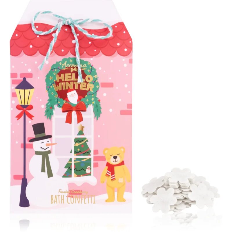 Accentra Hello Winter Bath Confetti koupelové vločky 10 g