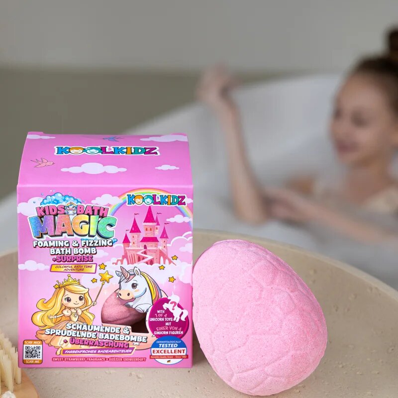 Accentra KOOLKIDZ koupelová bomba pro děti s překvapením 160 g
