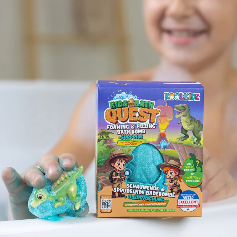 Accentra KOOLKIDZ koupelová bomba pro děti s překvapením 160 g