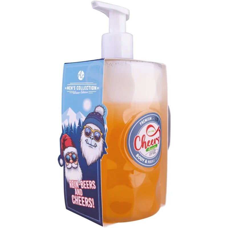Accentra Men's Collection Winter Edition sprchový gel na tělo a vlasy pro muže SHAKER (pivní efekt po potřepání) 720 ml