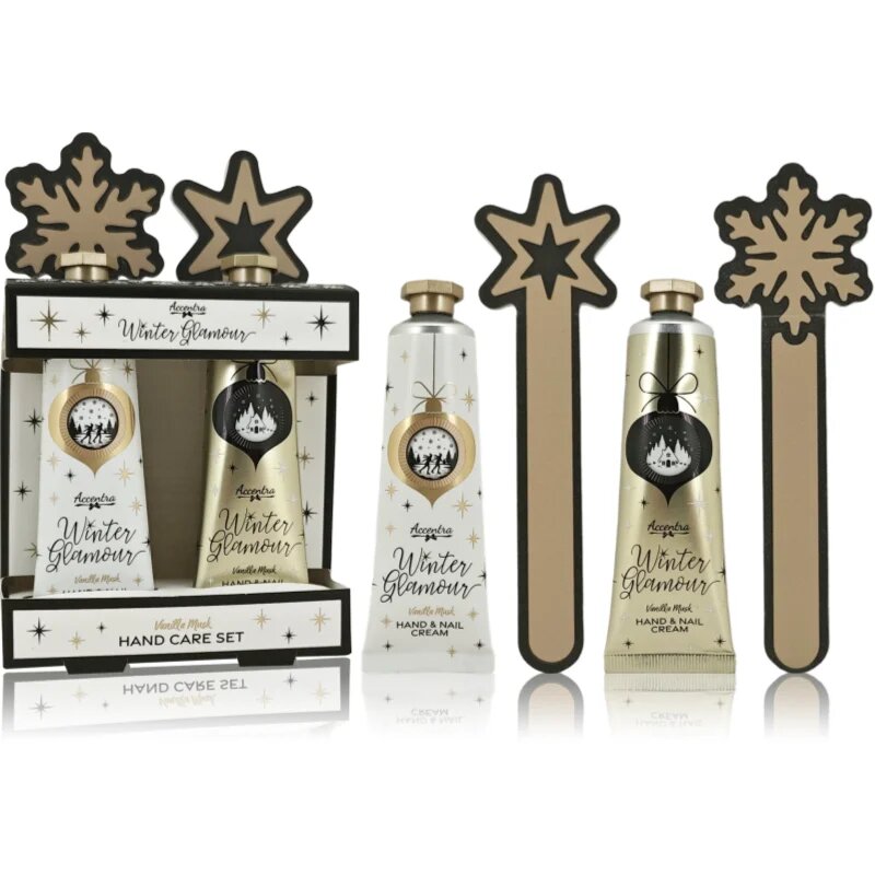 Accentra Winter Glamour Hand Care Set dárková sada na ruce a nehty 1 ks