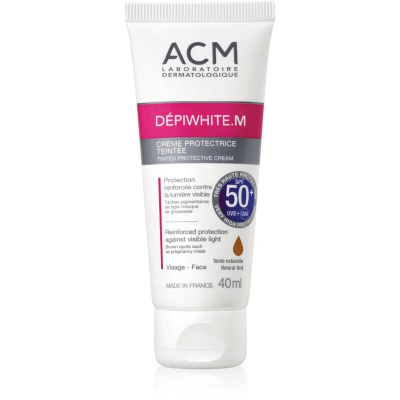 ACM Dépiwhite M tónovací ochranný krém SPF 50+ 40 ml