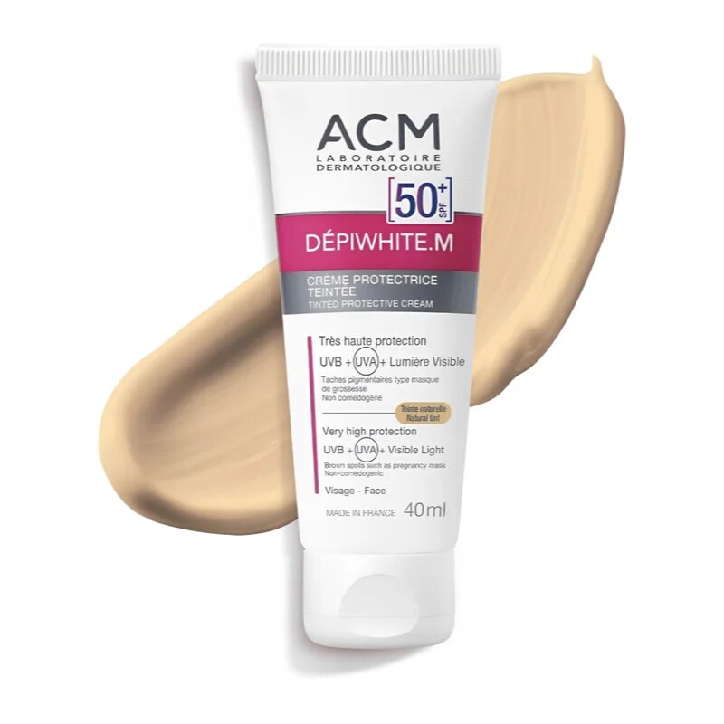 ACM Dépiwhite M tónovací ochranný krém SPF 50+ 40 ml