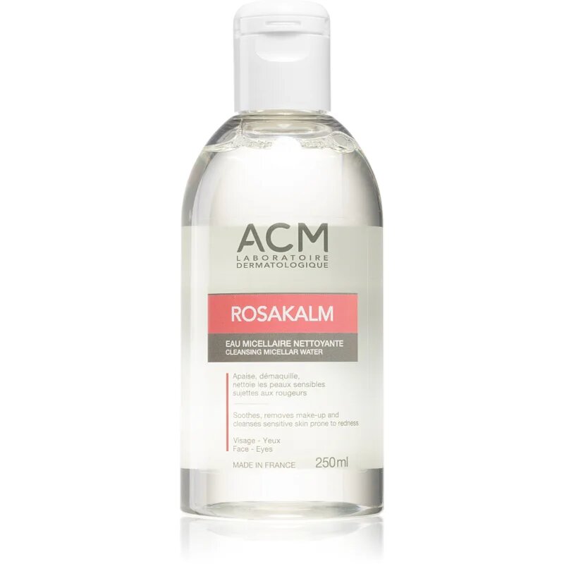ACM Rosakalm Cleansing Miccealr Water čisticí micelární voda pro citlivou pleť se sklonem ke zčervenání 250 ml