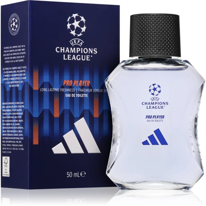 Adidas UEFA Champions League Pro Player toaletní voda pro muže 50 ml