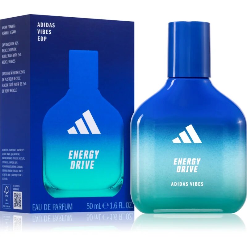 Adidas Vibes Energy Drive parfémovaná voda unisex 50 ml